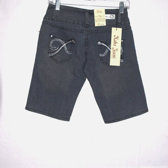 Kaba Gray Size 3 Women Jean Shorts - Picture 2 of 2